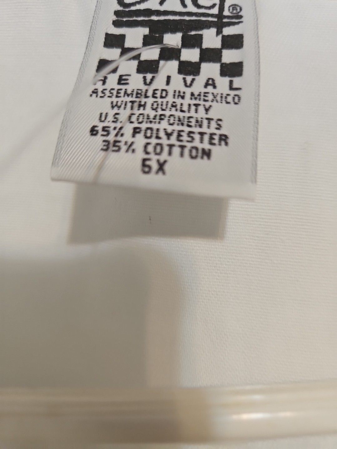 Chef Revival White Long Sleeve Chef Coat - XXXXXL New With Out Tags