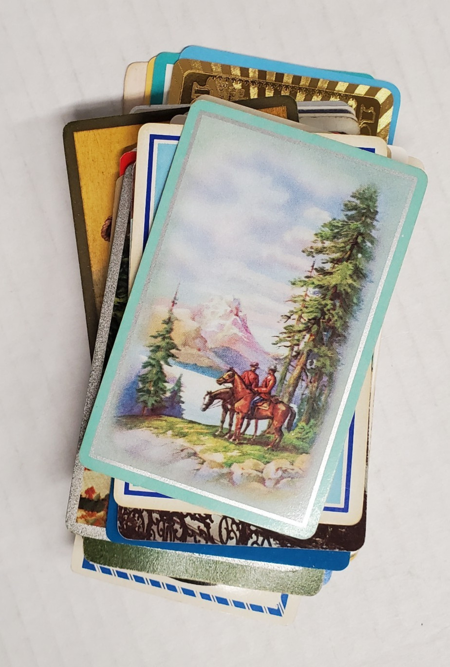 Single Swap Playing Cards, 54 Piece Vintage Card Lot, Collectible Cards