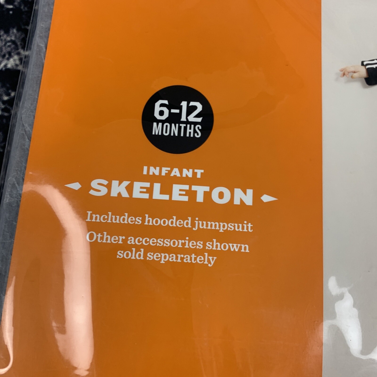 Hyde & Eek 6-12 Month Skeleton Hooded Costume Jumpsuit