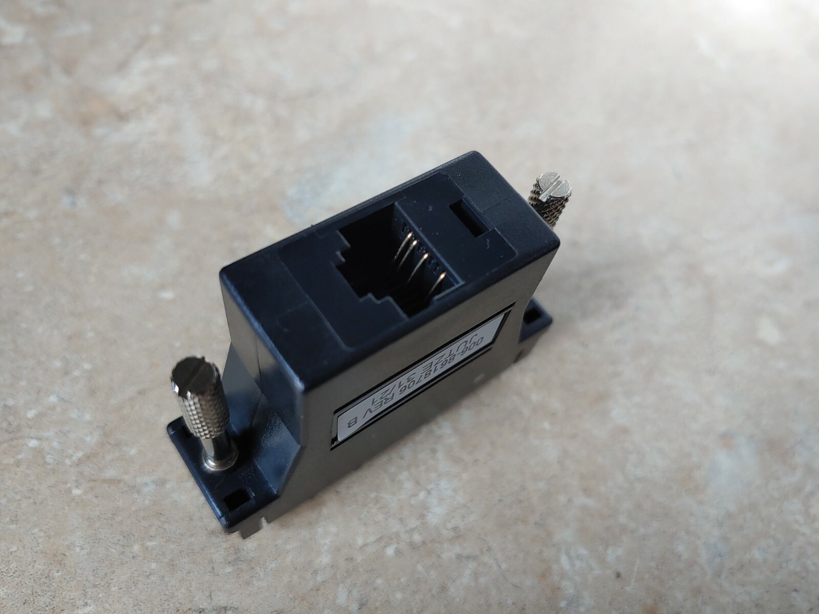 NCR DB25 RS-232 Serial Port to RJ45 Cat5 Adapter Fits EPSON & Bixolon Printers