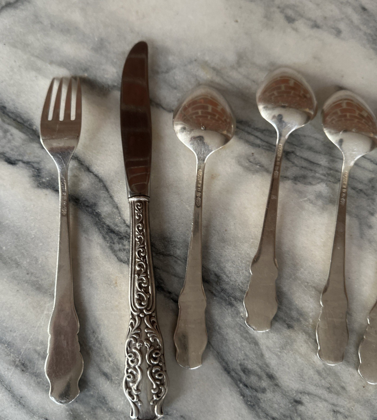 VTG Set Of 9 Towle Segovia Silverplate Flatware 1968-1970