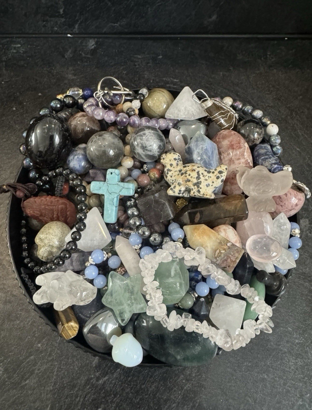 CRYSTAL CONFETTI- Over 1.5 Lbs Each- Nice Variety Of Surprises- Great Gifts!