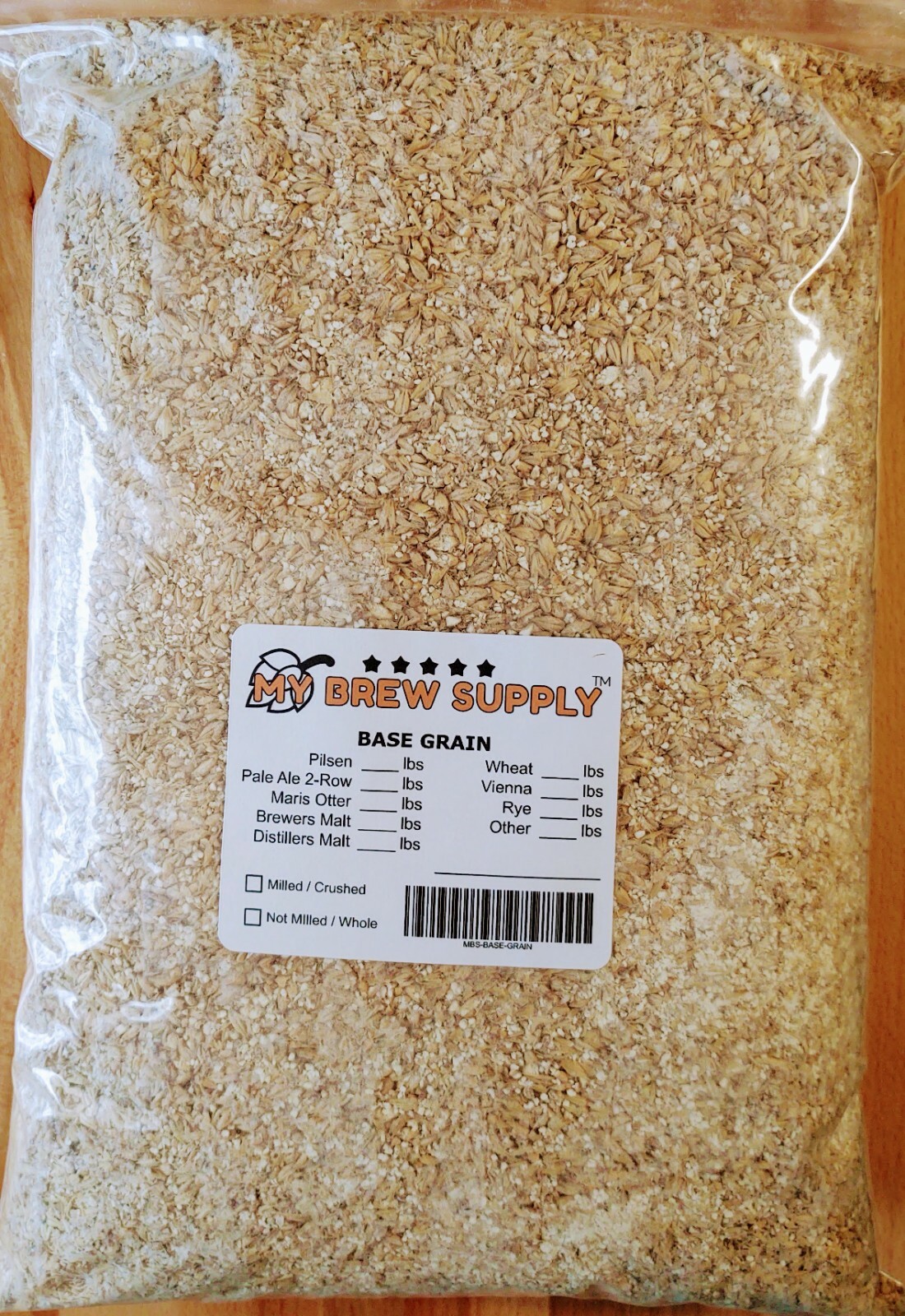 2-Row Malt 10 lbs Milled or Whole Homebrew Beer Making