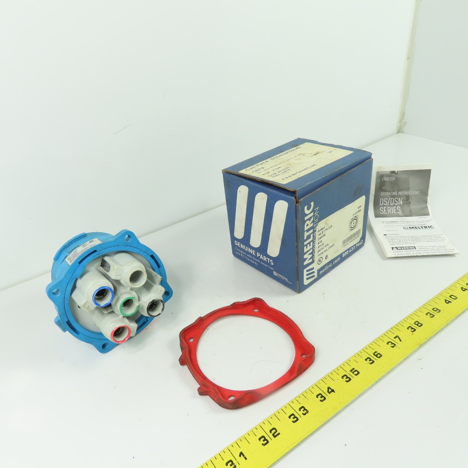 Meltric 63-68043 DSN60 Industrial Inlet Plug 60A 480VAC 20HP 3P+G