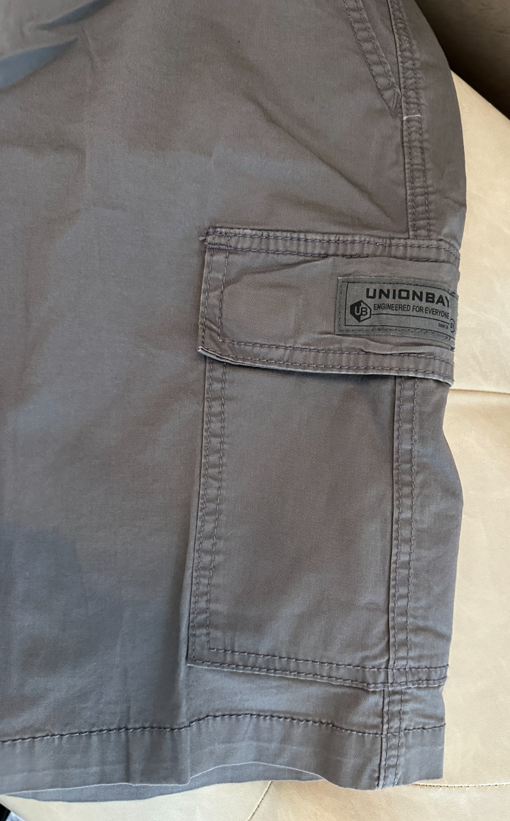 UNIONBAY Men's Cargo Shorts - Size 32 - Gray