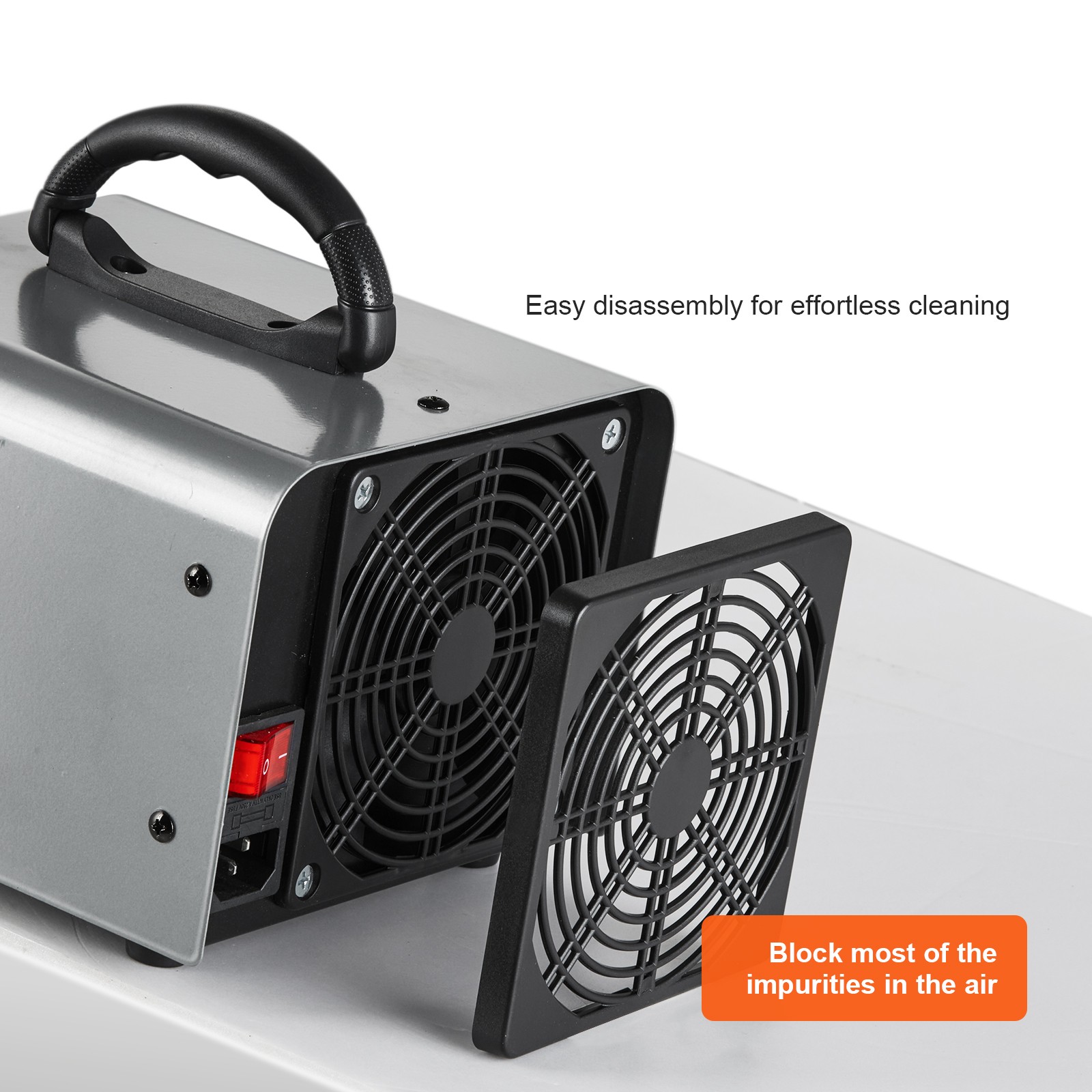 VEVOR Ozone Generator 36000mg/h Ozone Machine Odor Remover with 0-120min Timer