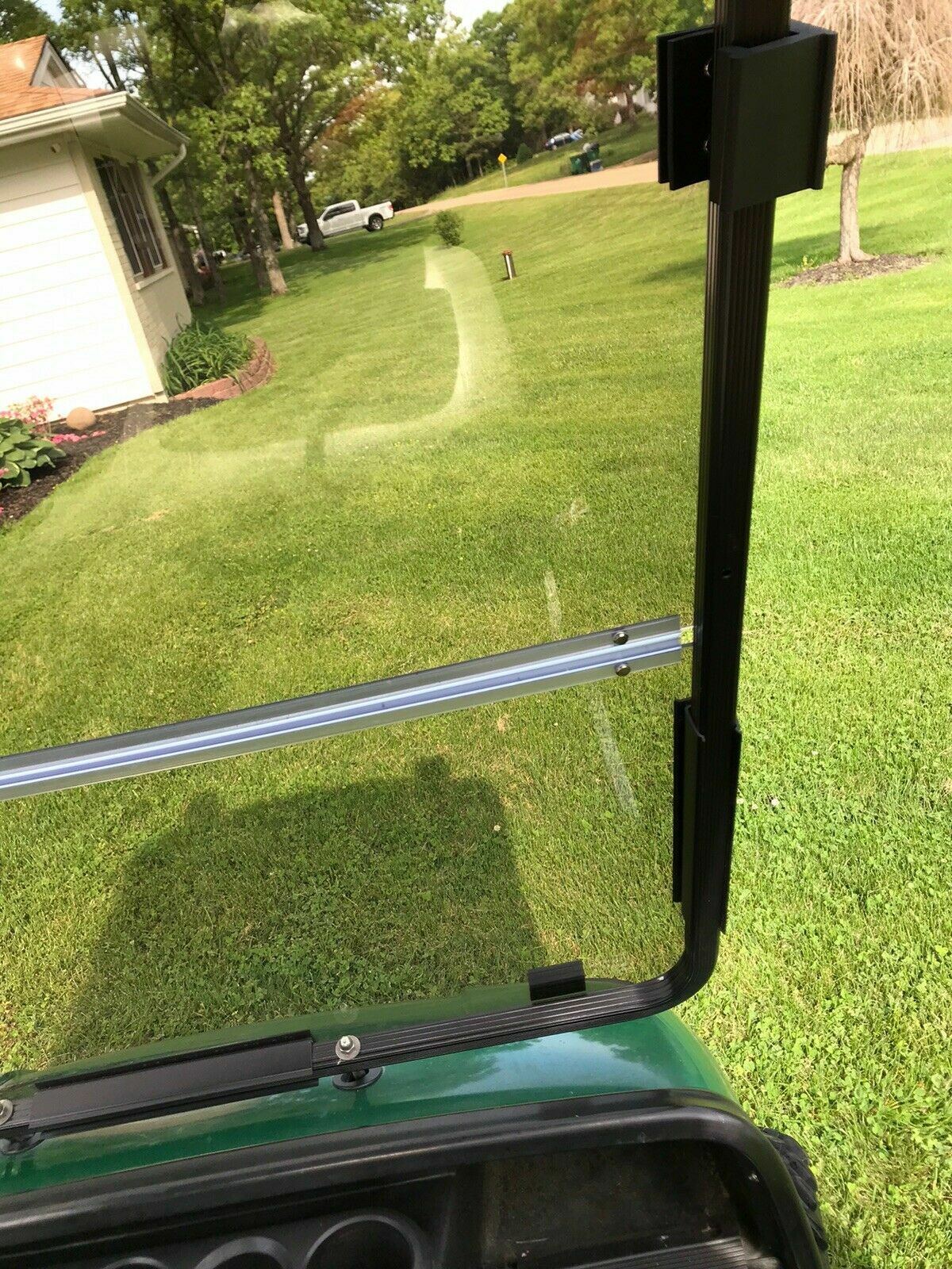 Tinted Windshield For Yamaha G22 2003-06 Folding Polycarbonate Golf Cart Part