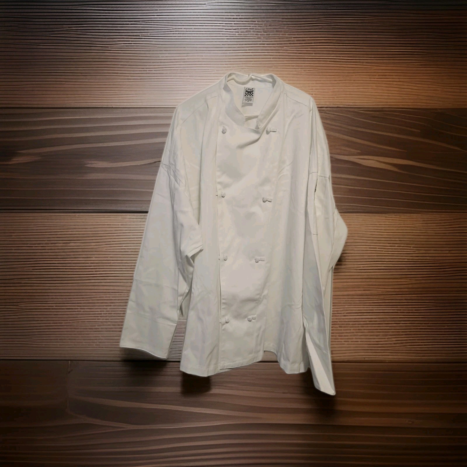 Chef Revival  White Long  Sleeve Chef Coat - XXXXXL New With Out Tags