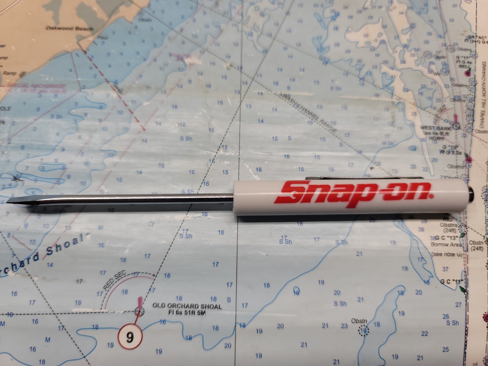 SNAP-ON TOOL POCKET SCREWDRIVER, 5 PACK IN WHITE, BRAND NEW, MAGNETIC END