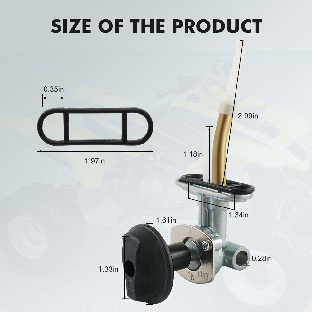 Fuel Valve Shut Off Petcock For Arctic Cat 500 400 1998-2005 #0470-445 #0470-344
