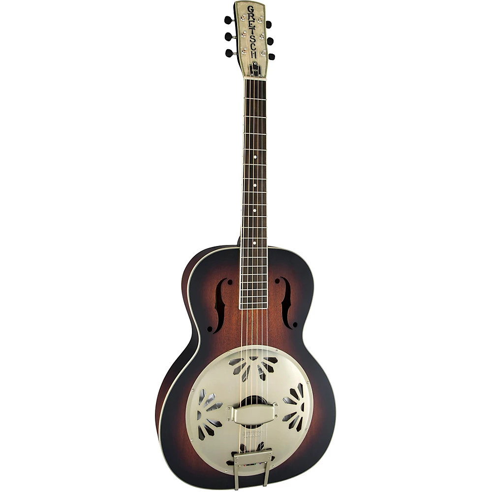 Gretsch G9240 Alligator Round-Neck Mahogany Body Biscuit Cone Resonator Guitar