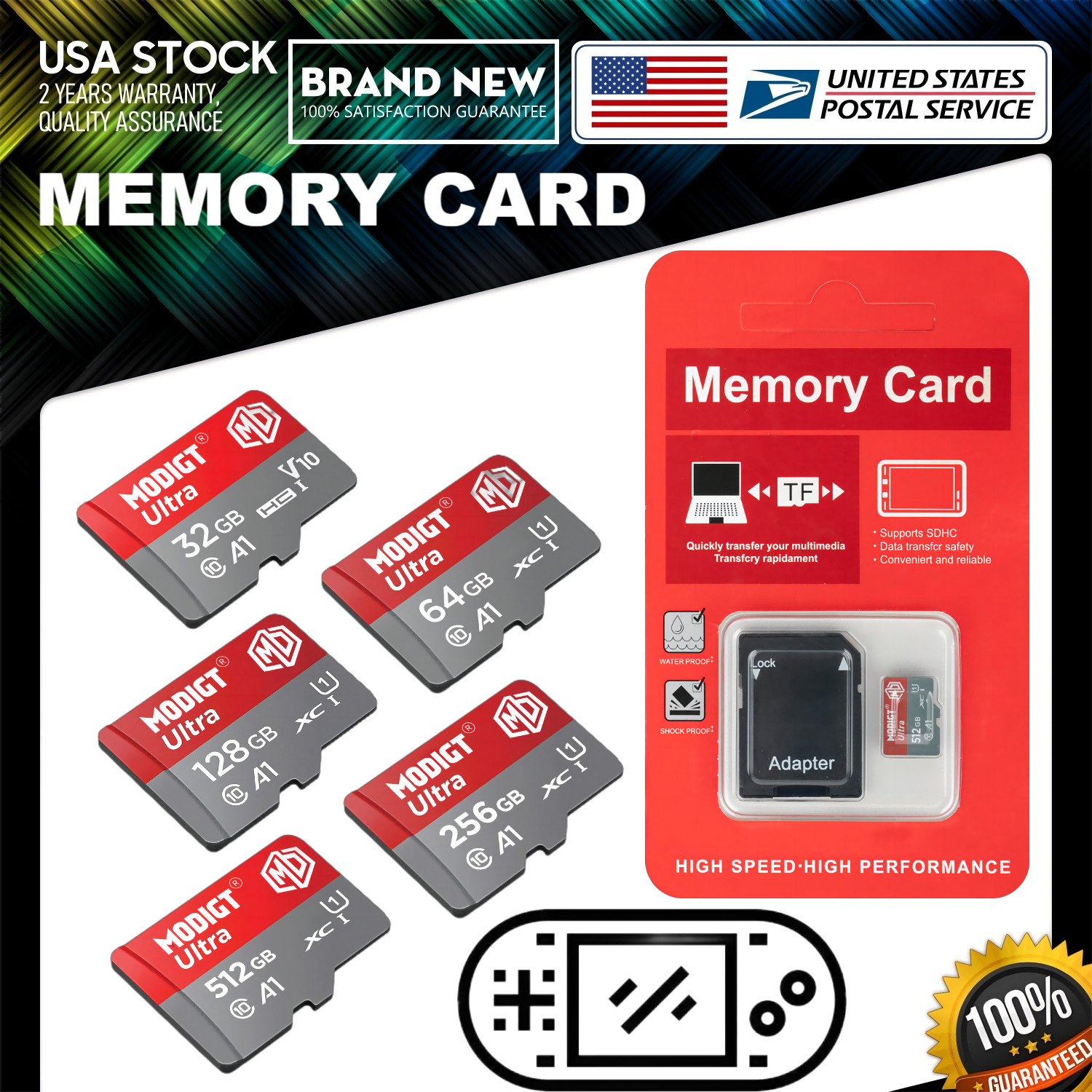 Micro SD Card Ultra 16GB 32GB 64GB 128GB 256GB 512GB Class 10 TF high quality