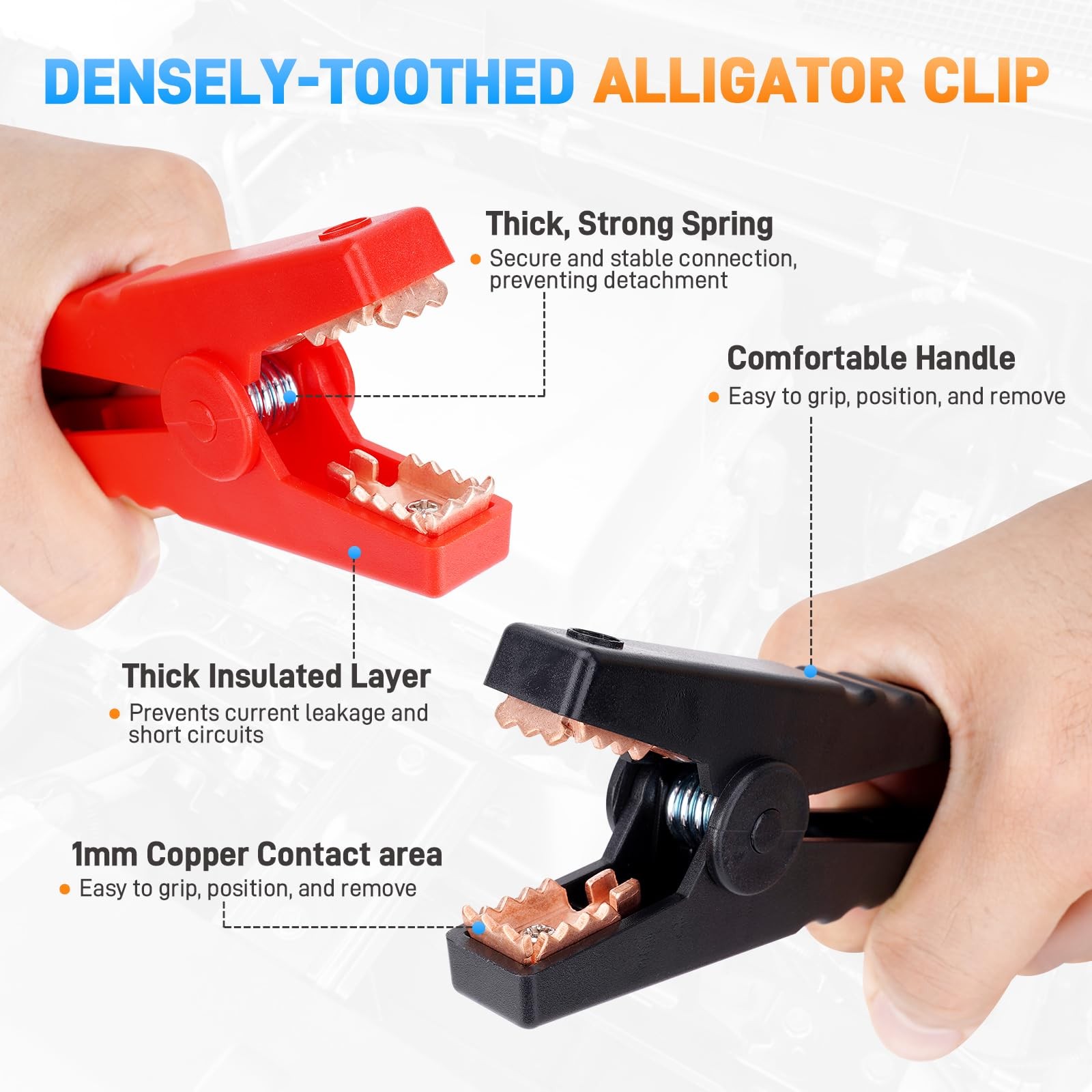 For Milwaukee M18 Power Battery Jumper Starter Jump Kit 8 AWG Auto Booster Cable