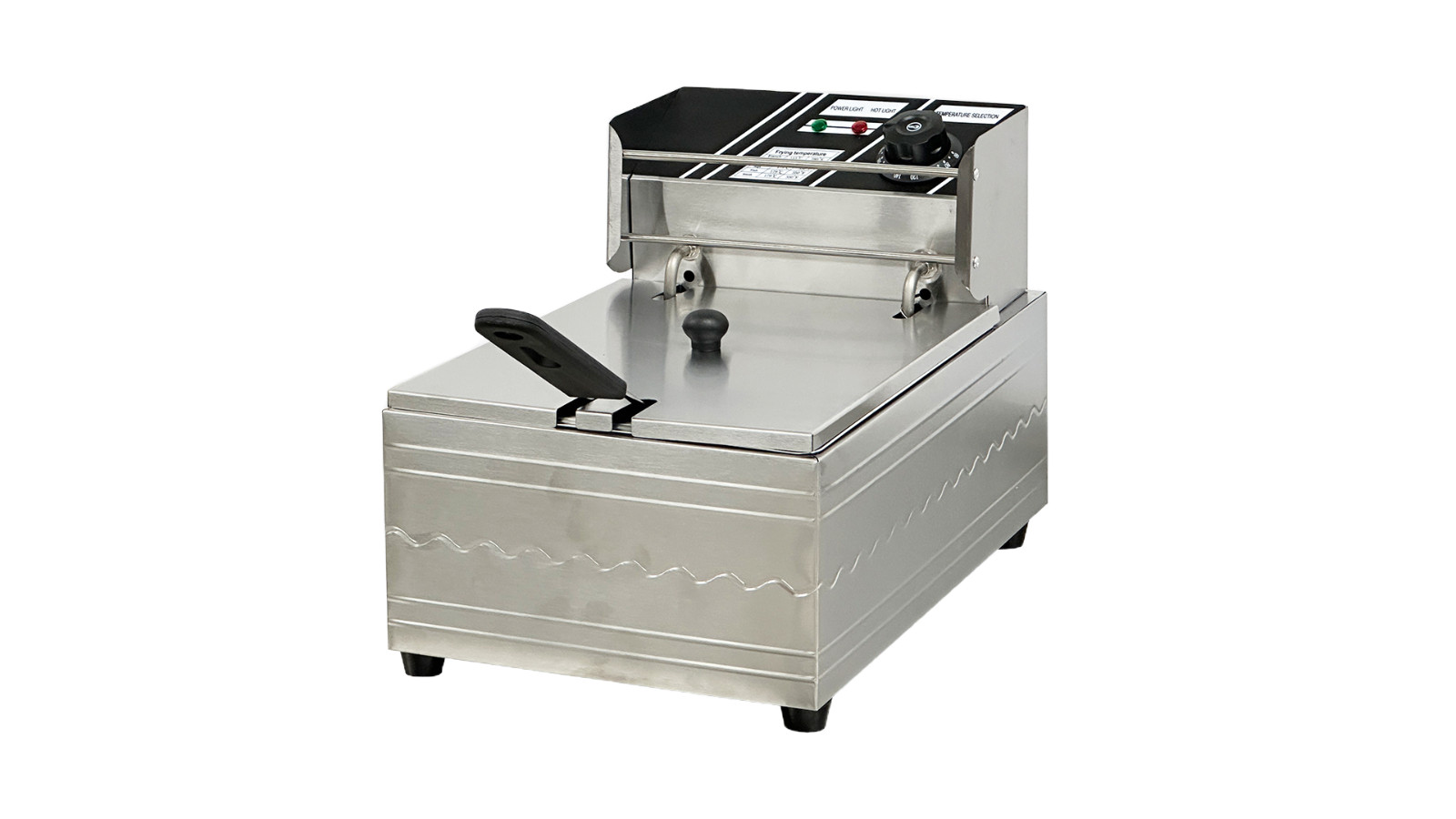 NEW 6L 1600W Electric Deep Fryer Single Tank Basket Commercial Restaurant