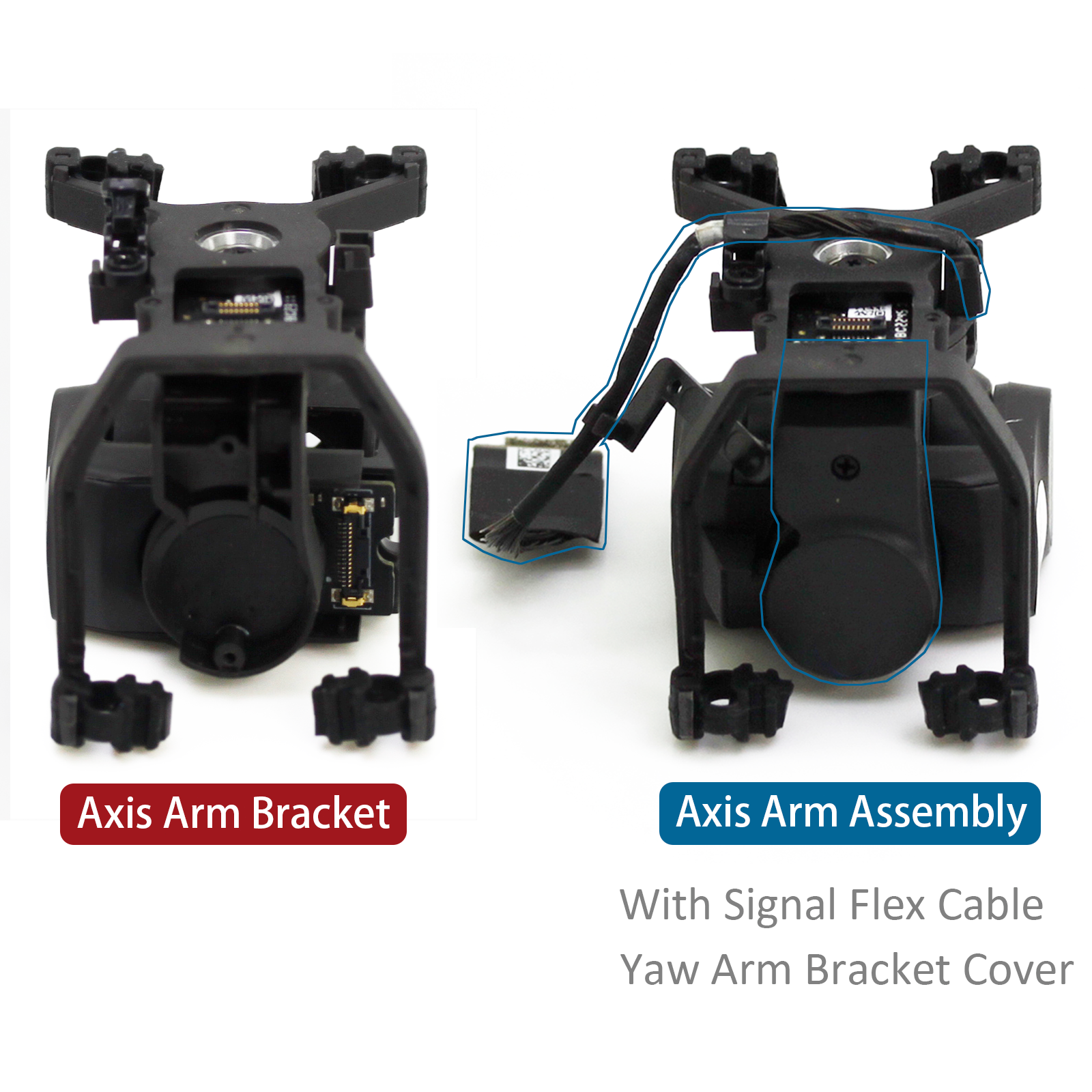 Original Gimbal Arm Axis Bracket Assembly For DJI Mavic Mini /SE /2 SE Mini 2