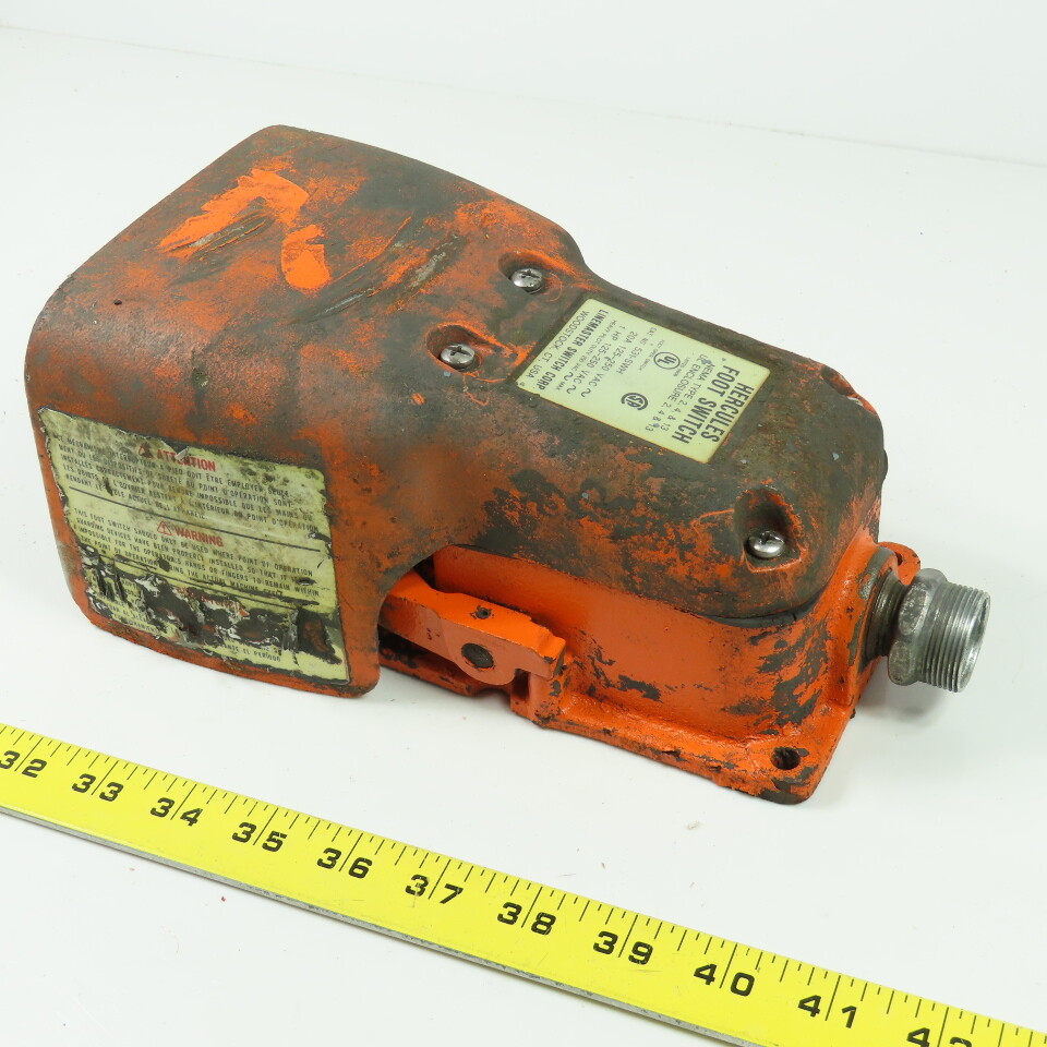 Hercules 531-SWH 250V AC 1Hp 20A Foot Pedal Operator Switch