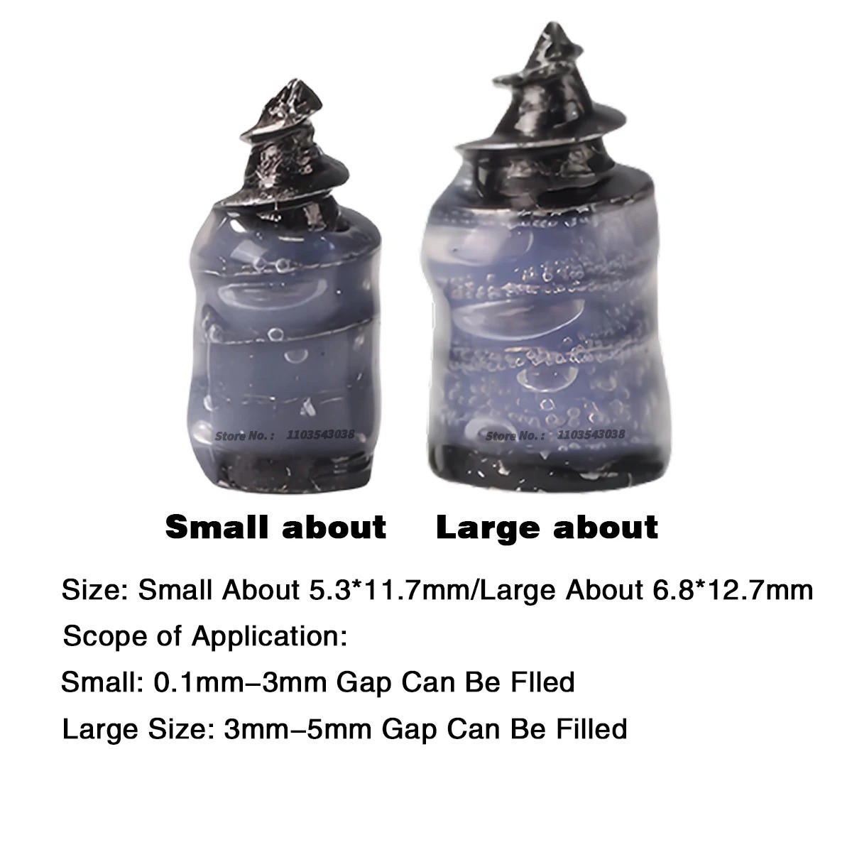 100Pcs Tire Repair Rubber Nails Tyre Puncture Repair Screws Kit with Screwdriver