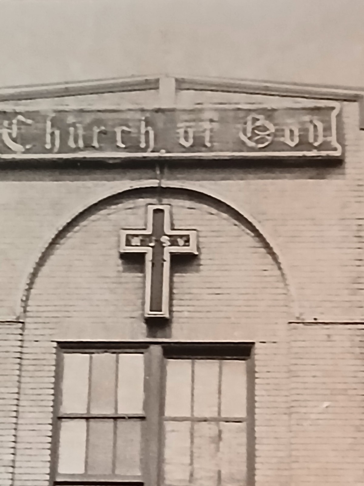 Antique African American * COLORED GIRL * STANDING * CHURCH OF GOD