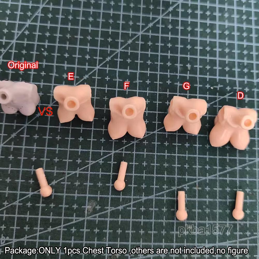 New 1/18 Female Chest Torso Model ONLY For 3.75'' Boss Fight Studio Figure