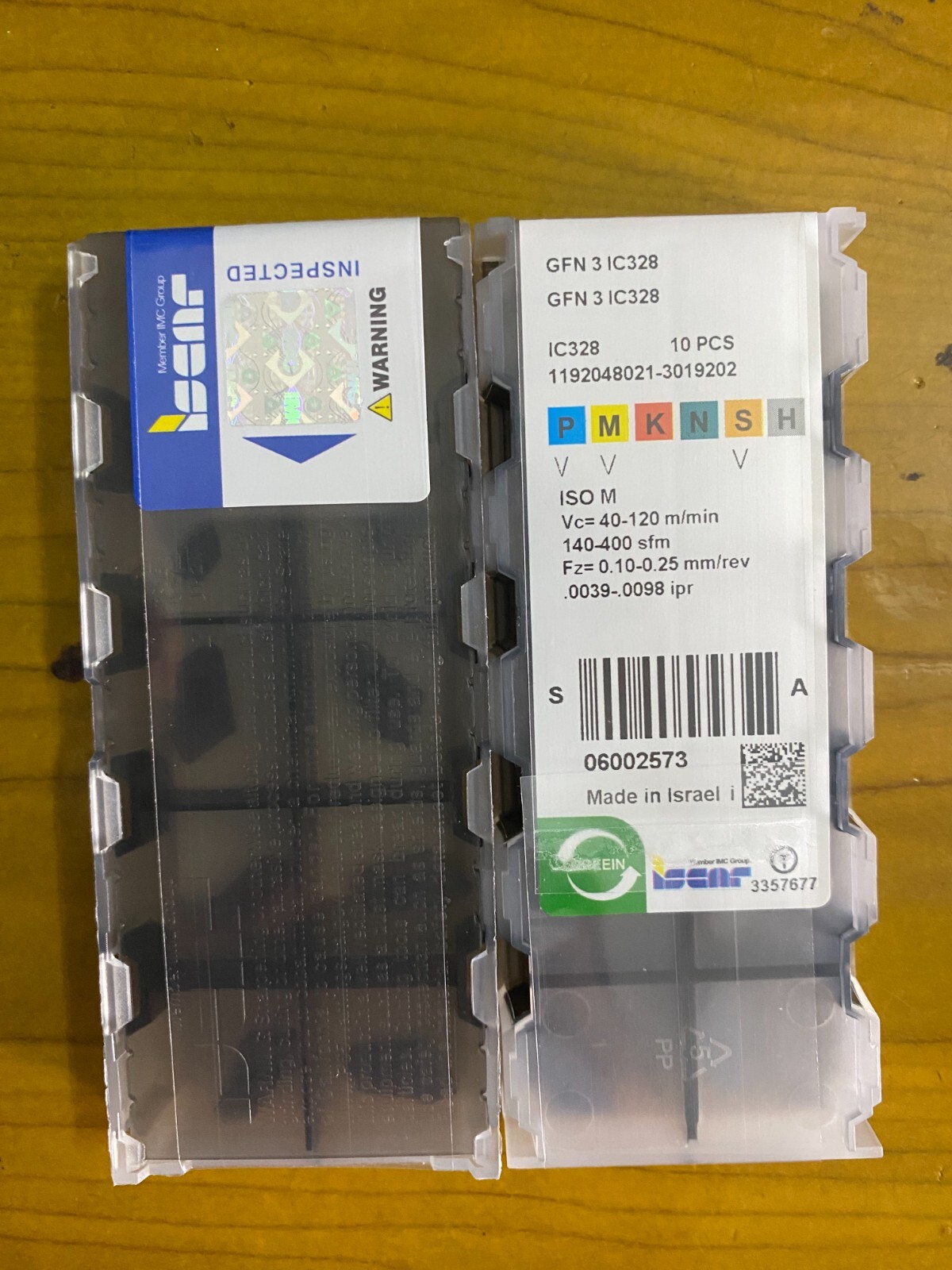 GFN 3 IC328/ISCAR  10 PCS