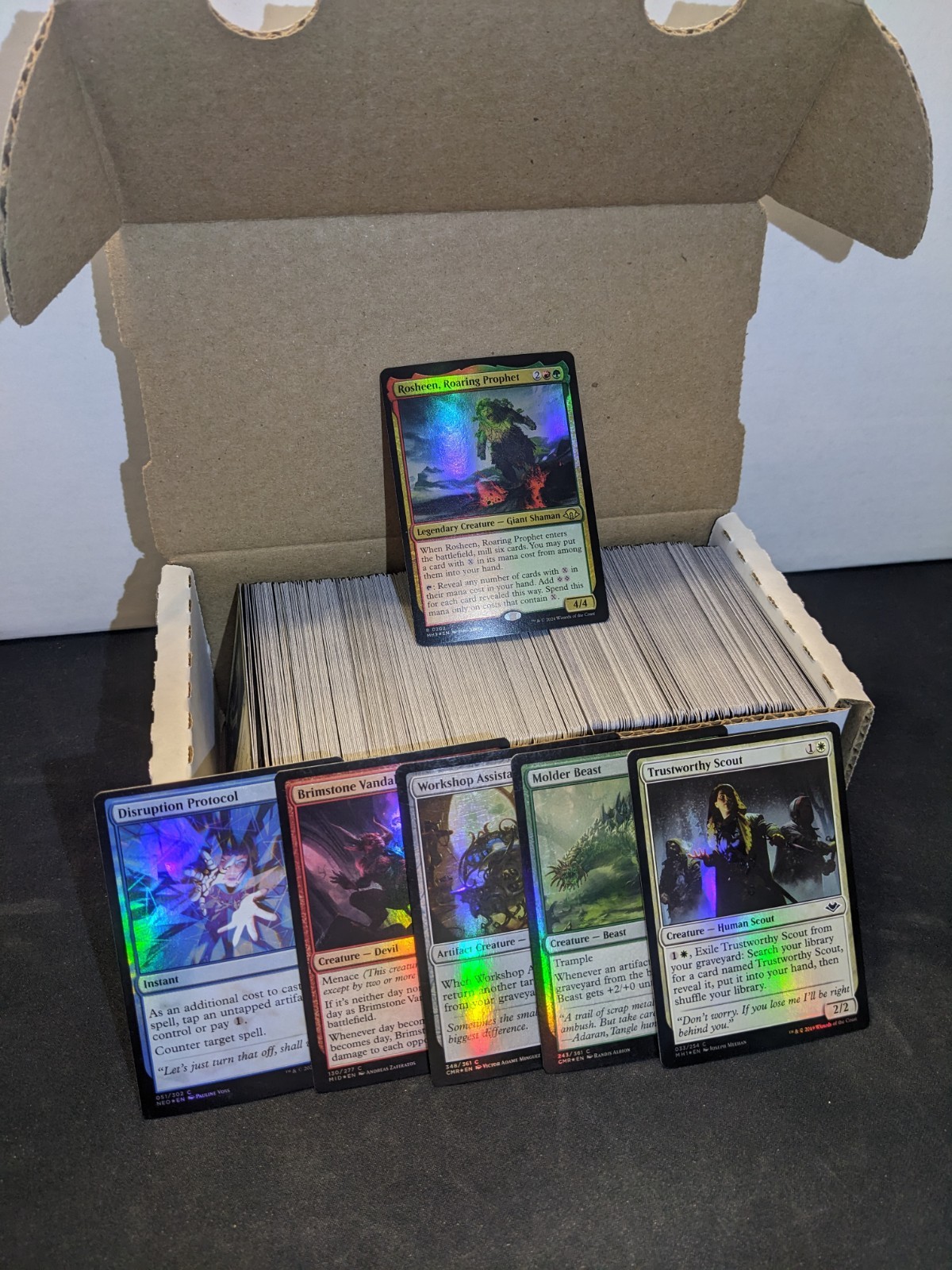 500 MTG Card Bulk Lot with Rare/Mythic and Foils, No Dupes. Instant collection