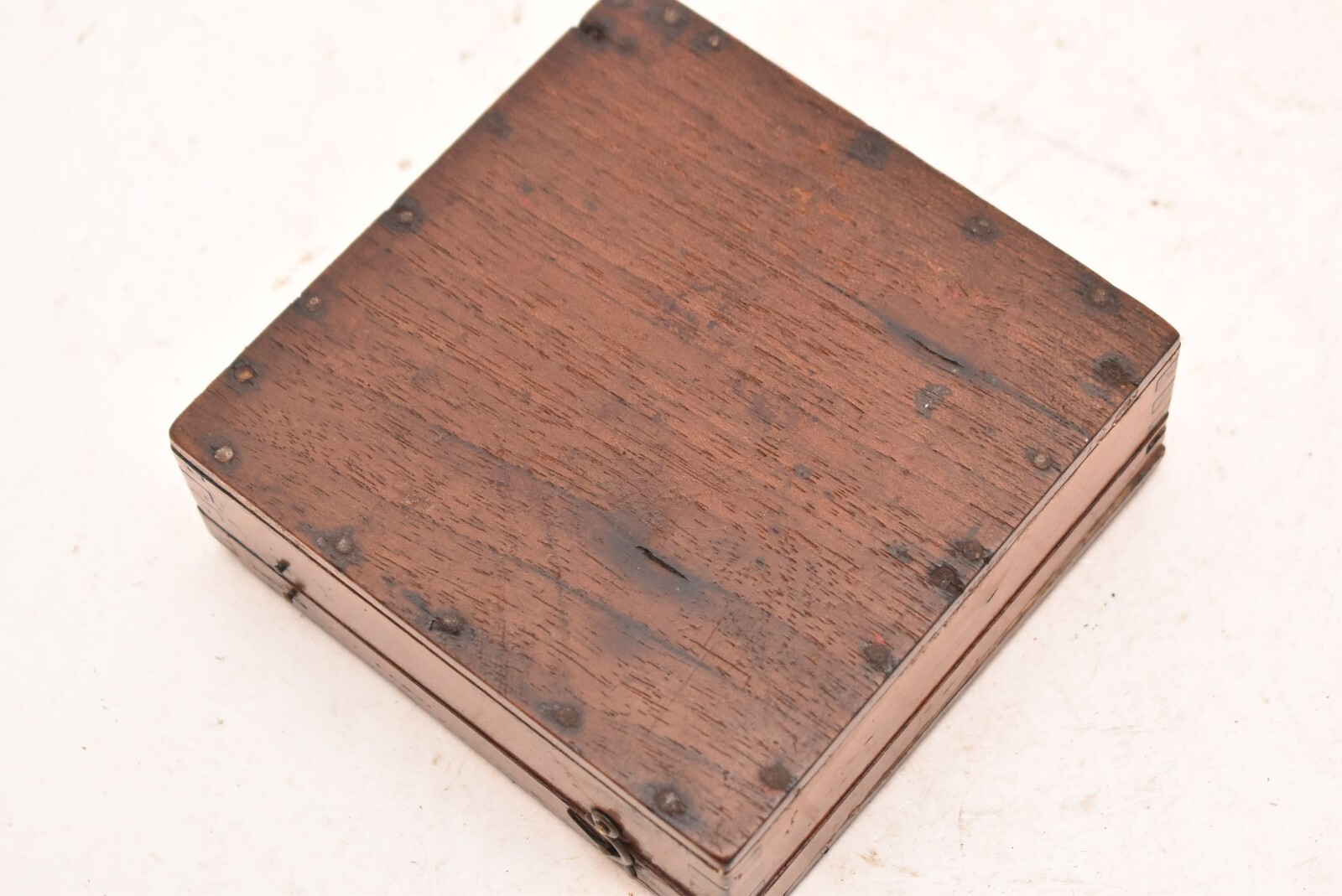 Rare! Antique 1900's Brass Surveying Surveyor's Sight Compass W/ Original Box