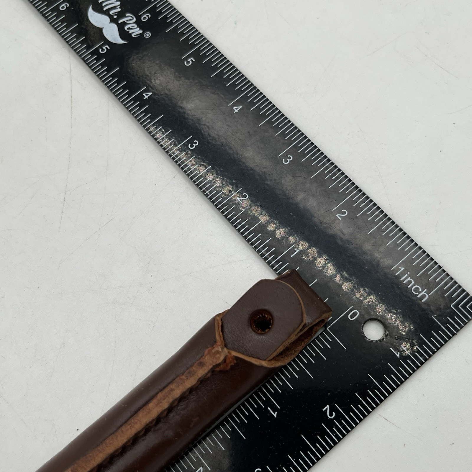 Machinist Tool Chest Box REPLACEMENT LEATHER HANDLE Antique VTG NOS 1945 WW2 New