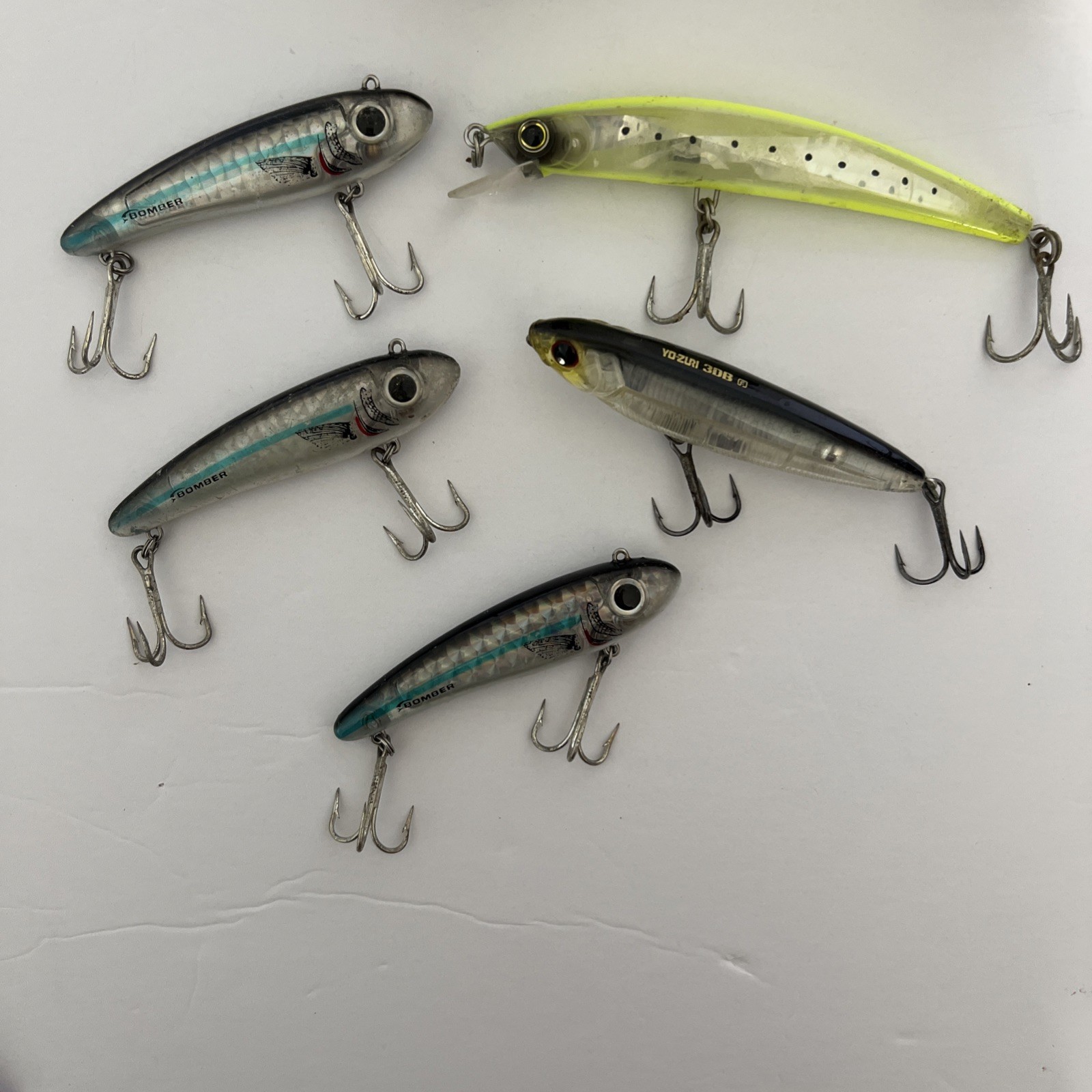 Plano 3500 Stowaway Case With Mixed Lot Of 6 YoZuri And 3 Bomber Lures