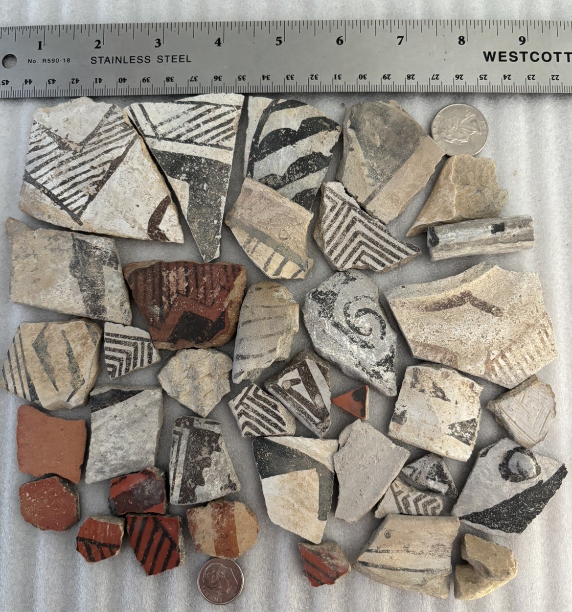 Ancient Anasazi Native American Pottery Shards Arizona L4-A FREE SHIPPING