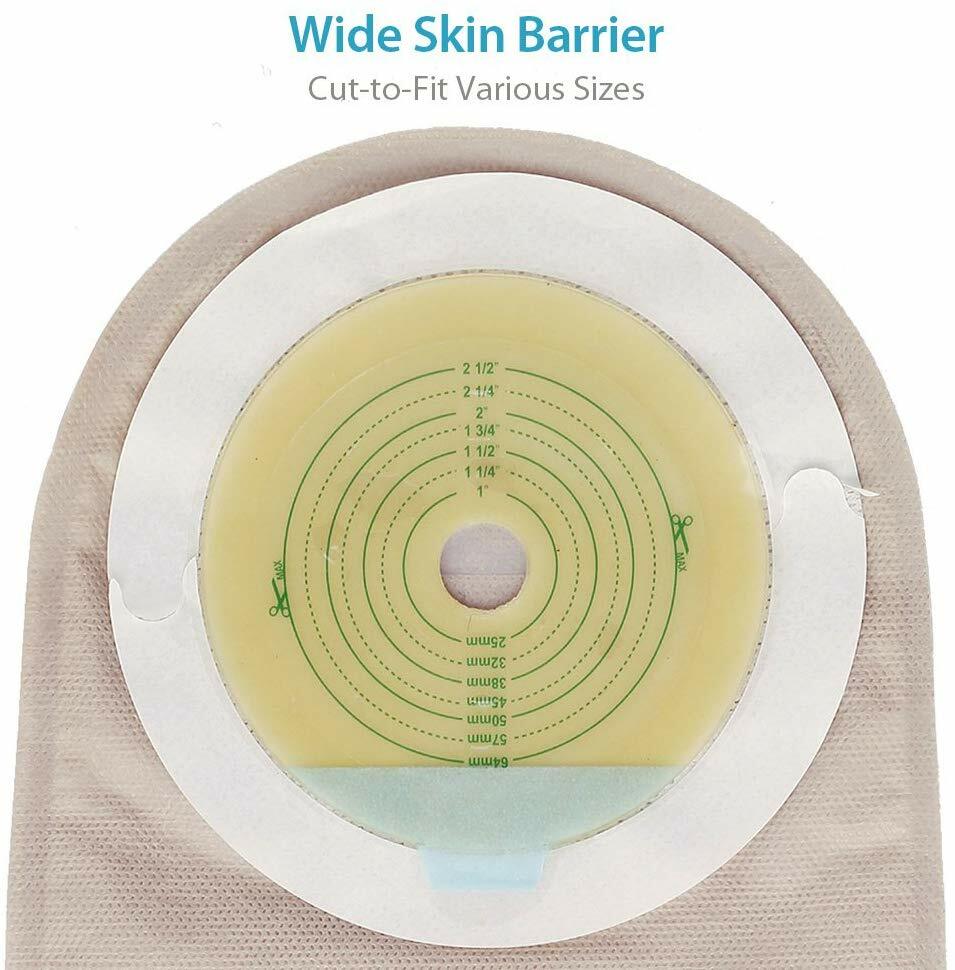 20PCS Ostomy Colostomy Ileostomy Stoma Drainable Closure Pouch Bag