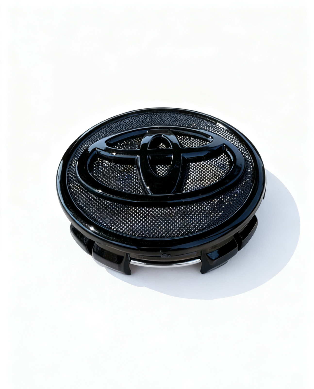 4 X Wheel Center Hub Caps Gloss Black Emblem 57mm Fit For Toyota Prius Corolla💎