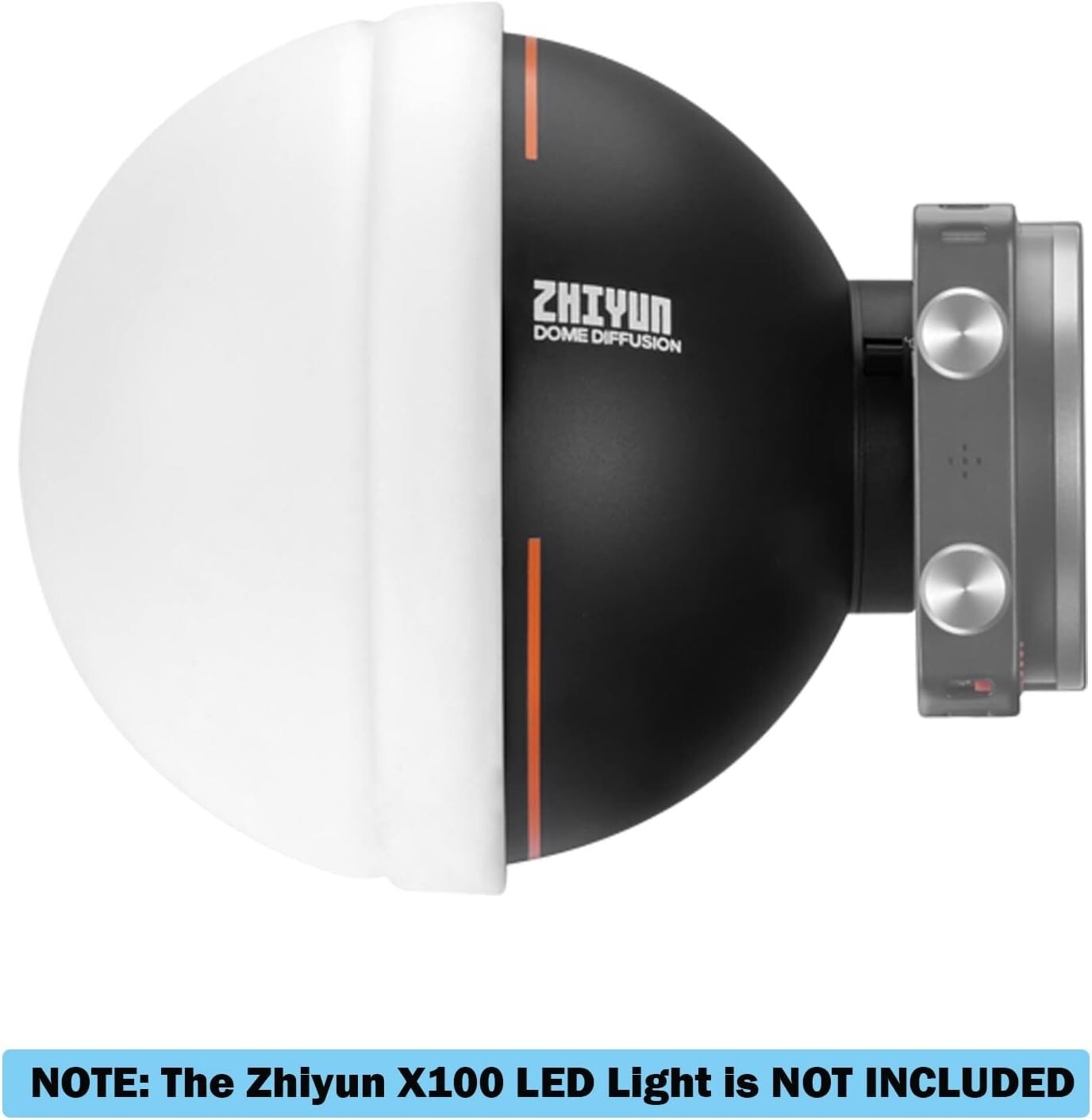 Genuine Zhiyun Dome Diffusion For Molus G60 Molus X100 COB Light (ZY Mount)