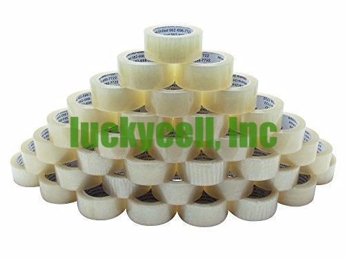 48 Rolls-3"x110 Yards(330' ft)–Box Carton Sealing Packing Shipping Clear Tape