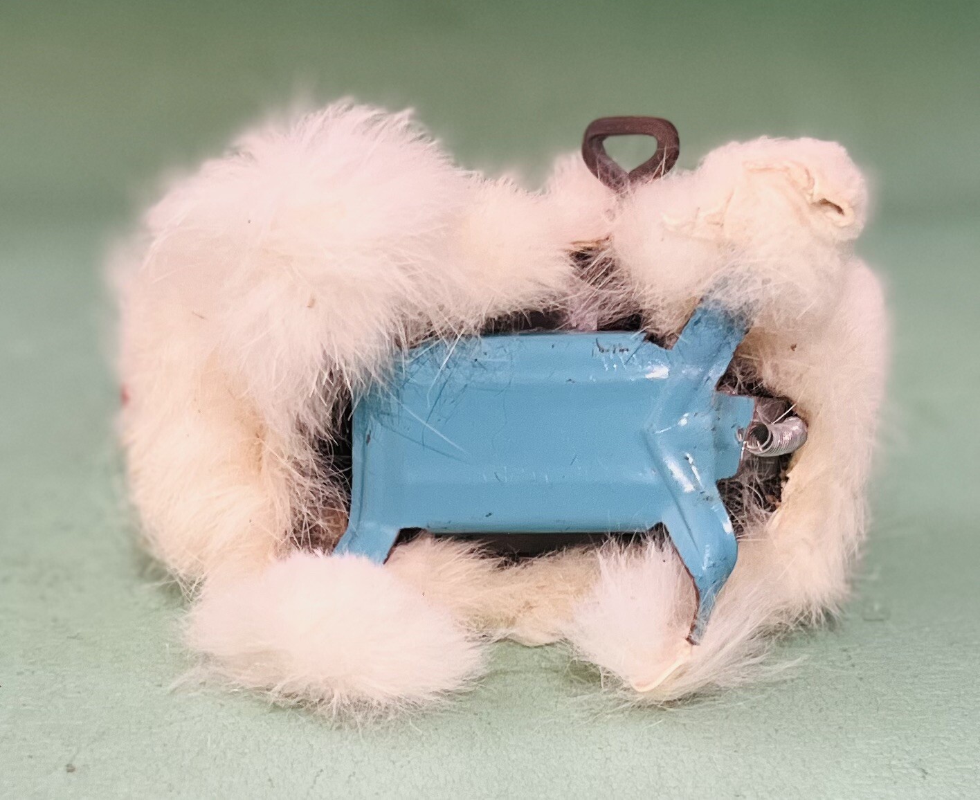 Vtg 1950's Jumping Rabbit Wind Up Toy, Made in Japan by TTT with Box, Works