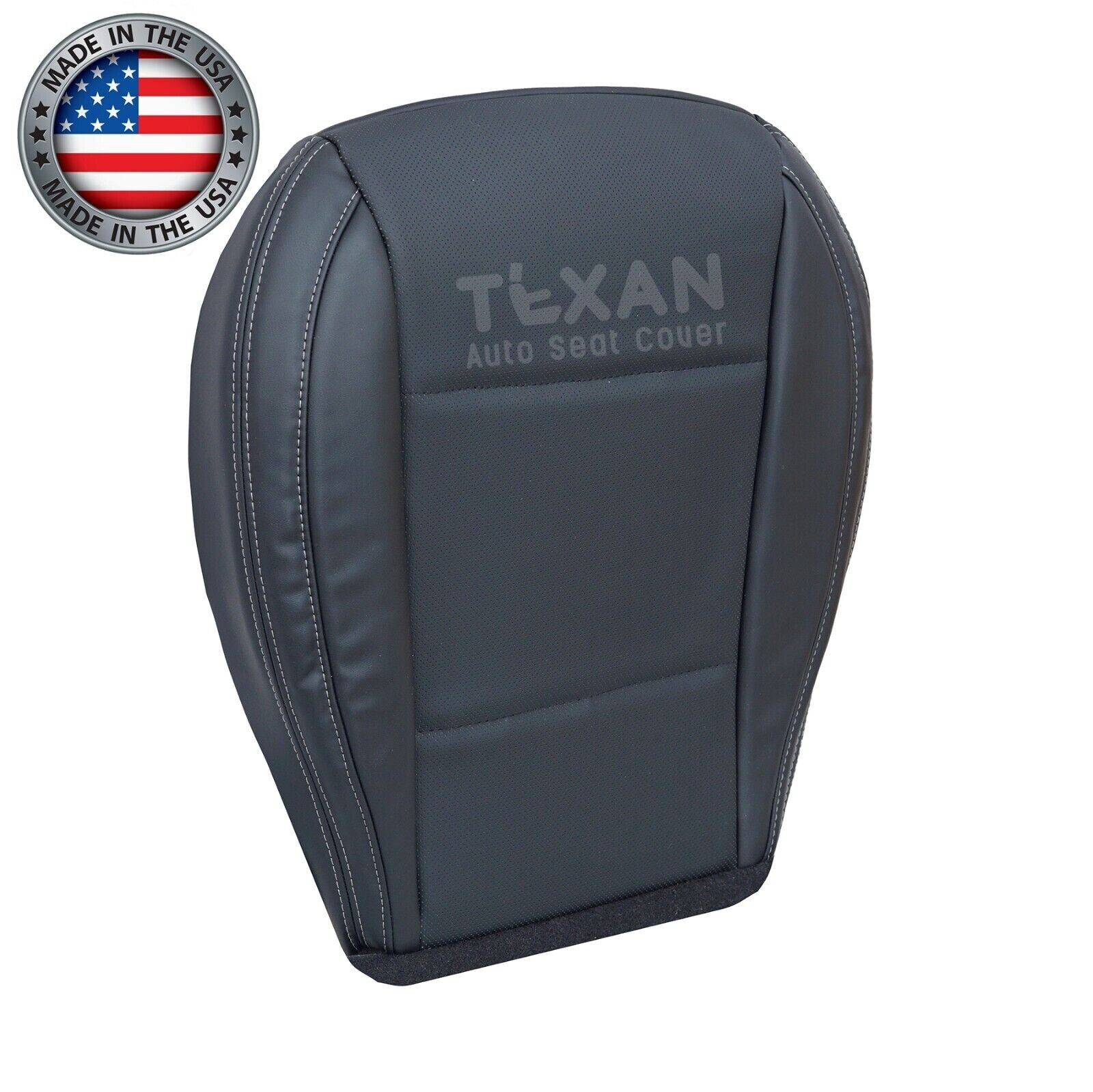 Fits 2016, 2017 Subaru Outback Limited Driver Bottom Perforated Seat Cover Black