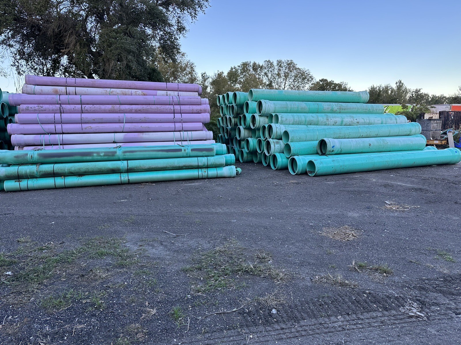 8,10,12,16 and 20" heavy wall c900 PVC plastic Pipe dr18 dr-18 sewer and water