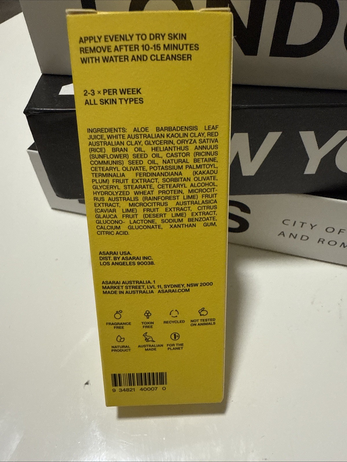 Wow😨😱 1 ASARAI Australian Red Clay Brightening/Detox Mask 1.69 oz