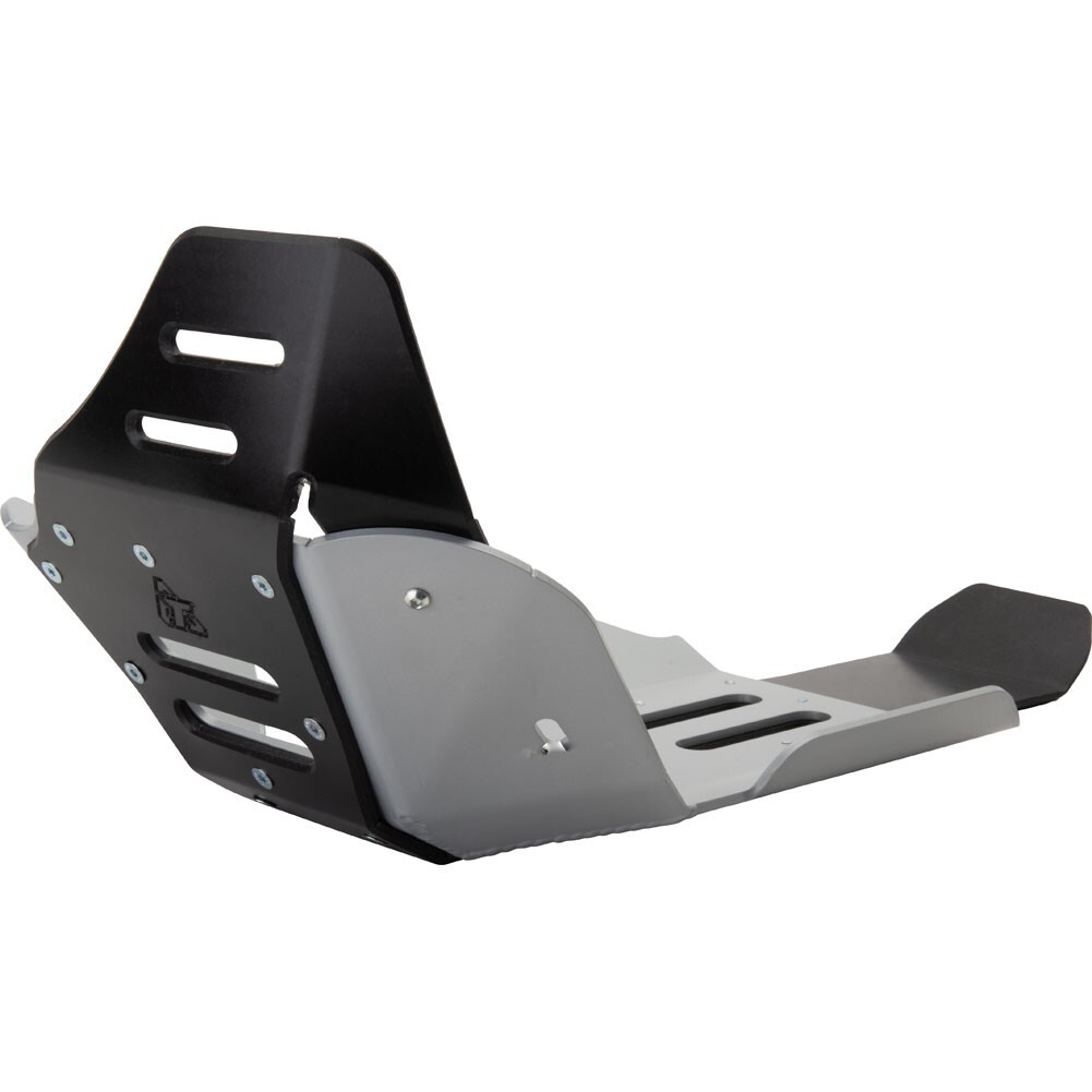 Tusk Quiet Glide Adventure Skid Plate Silver with Linkage Guard