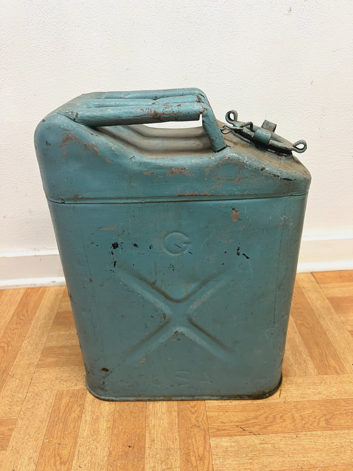 Vintage US Military Jerry Can Container 1952 KOREAN WAR water willys jeep prop