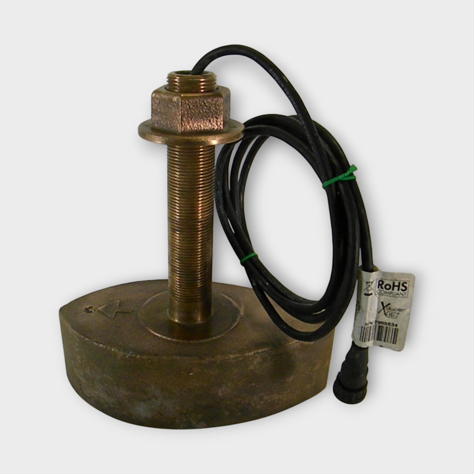 Airmar B260-MM Bronze Thru-Hull Transducer - Tested Good - *Parts/Repair Only*