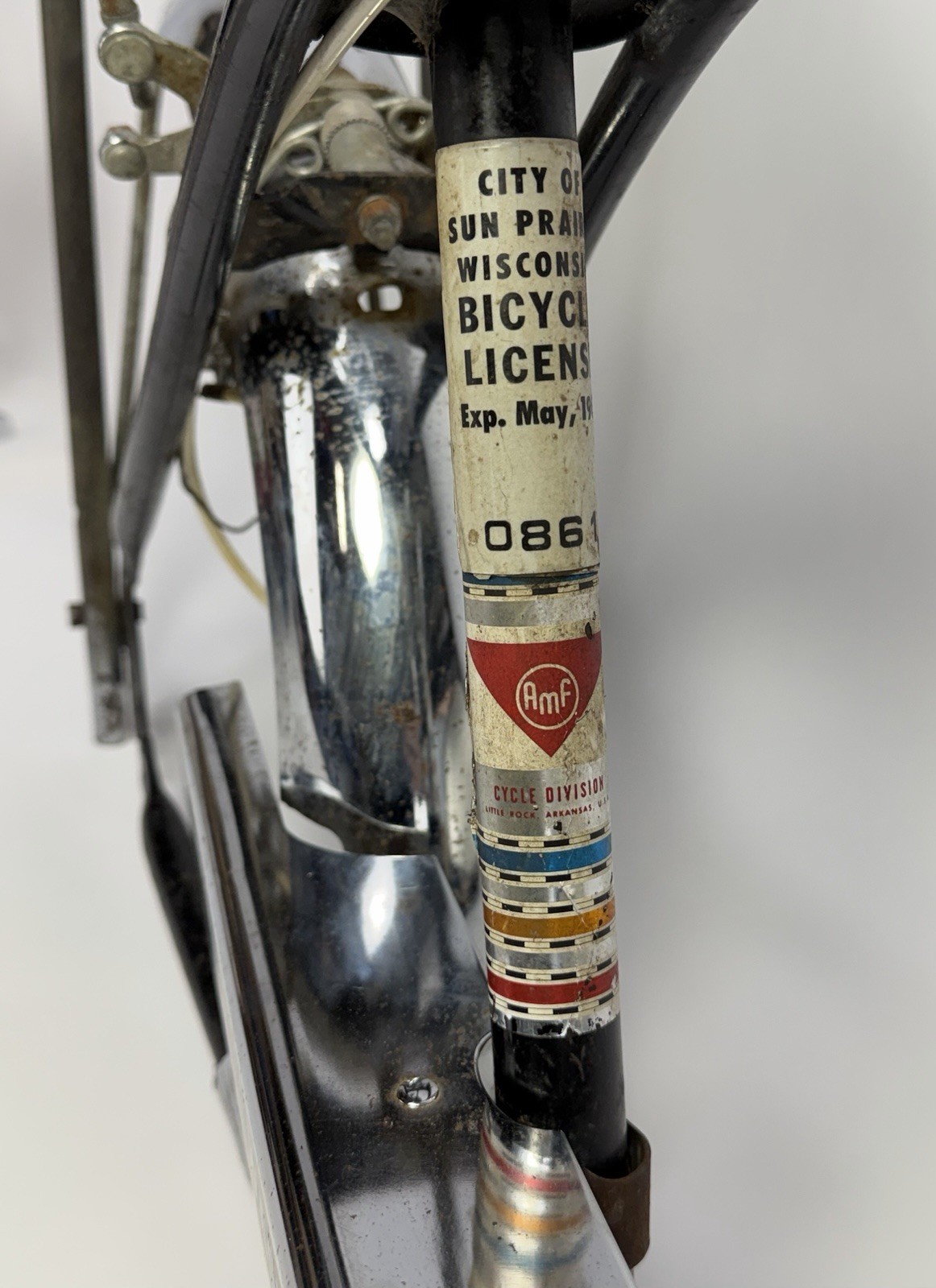 Vintage 60s AMF Westpoint 5 Speed Shifter USA Muscle Bike Dragster Banana Seat