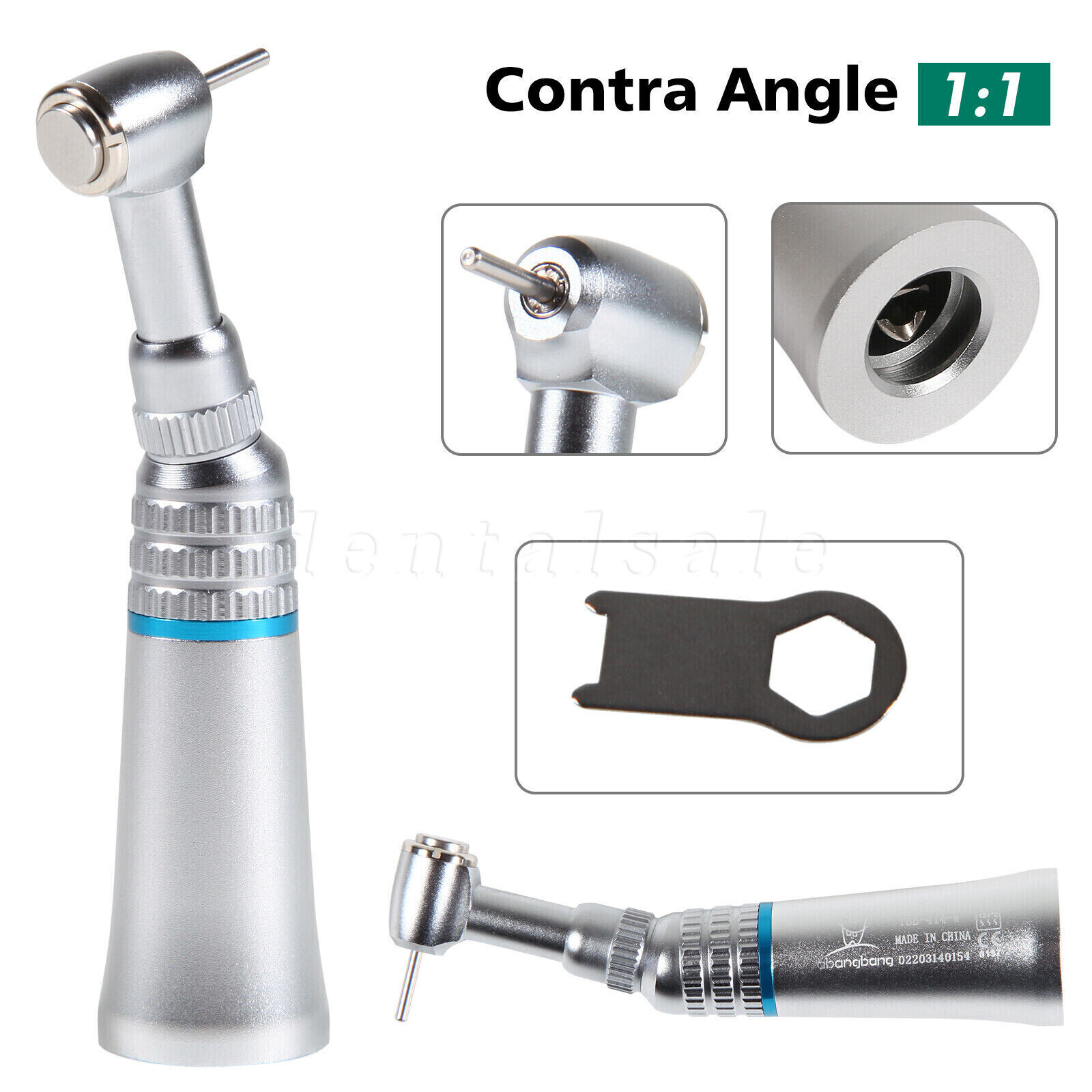 Dental Slow Speed Push Button Contra Angle Handpiece For NSK 1.6mm Friction Grip