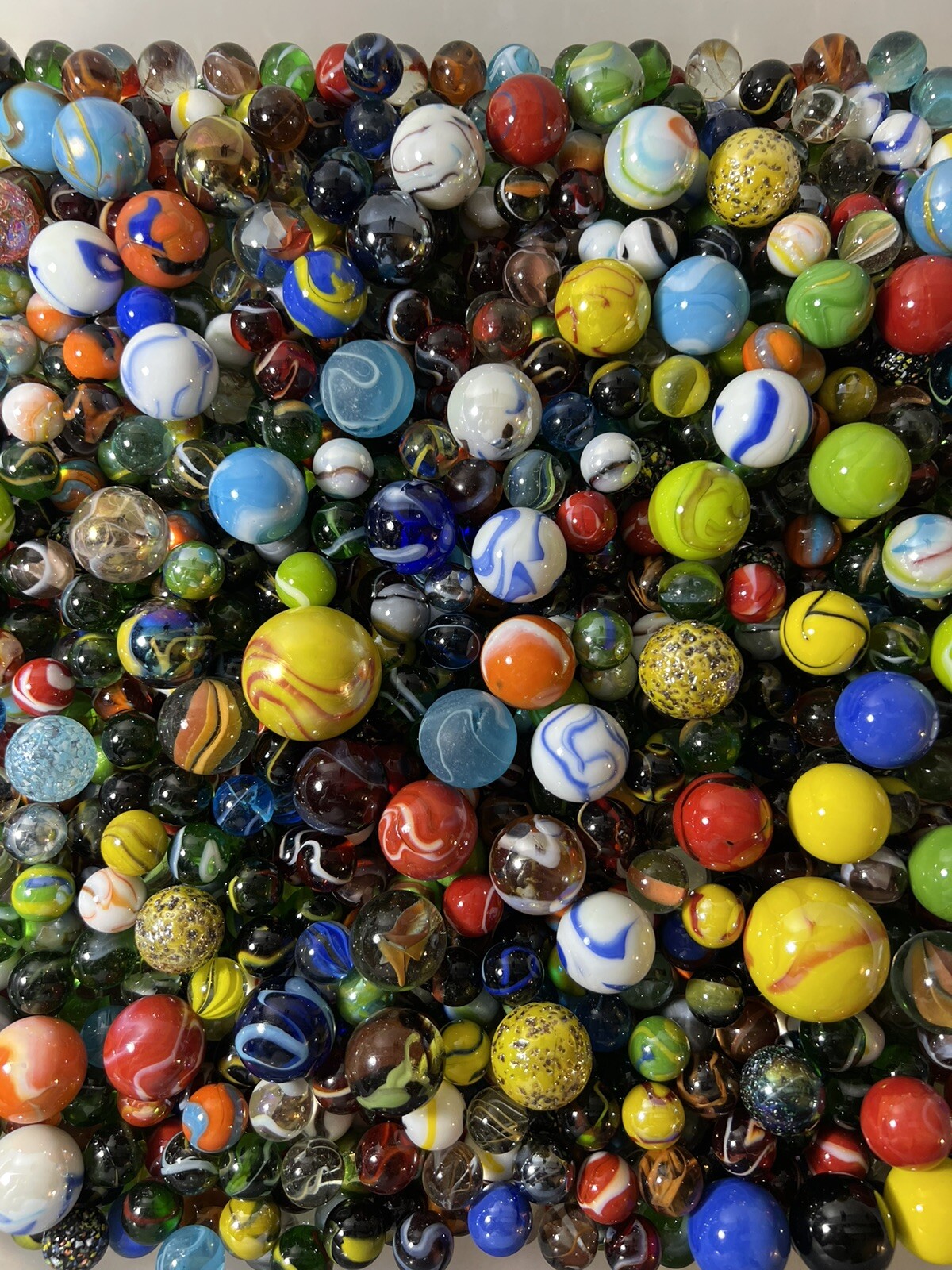 MARBLES SPECIAL COLLECTION -FANCY MIX MARBLES 2 POUNDS More Scooters