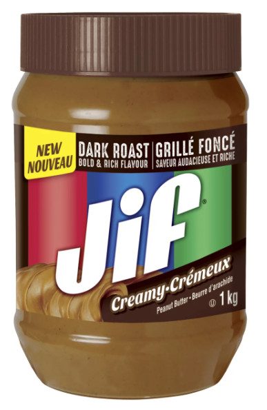 Jif Peanut Butter Dark Roast Creamy 1kg