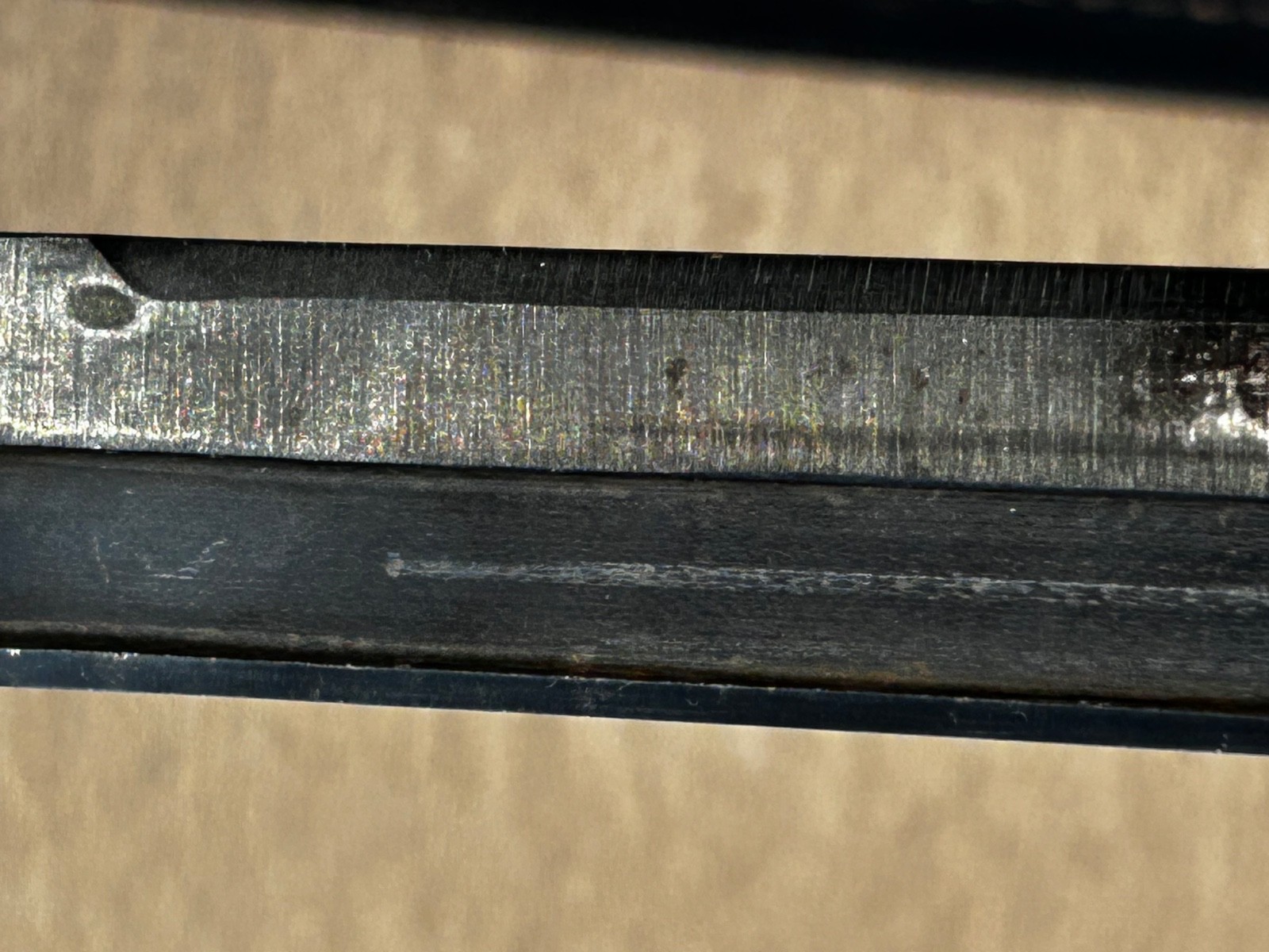 Original German Model 1871 / 94 Bayonet with Leather Scabbard