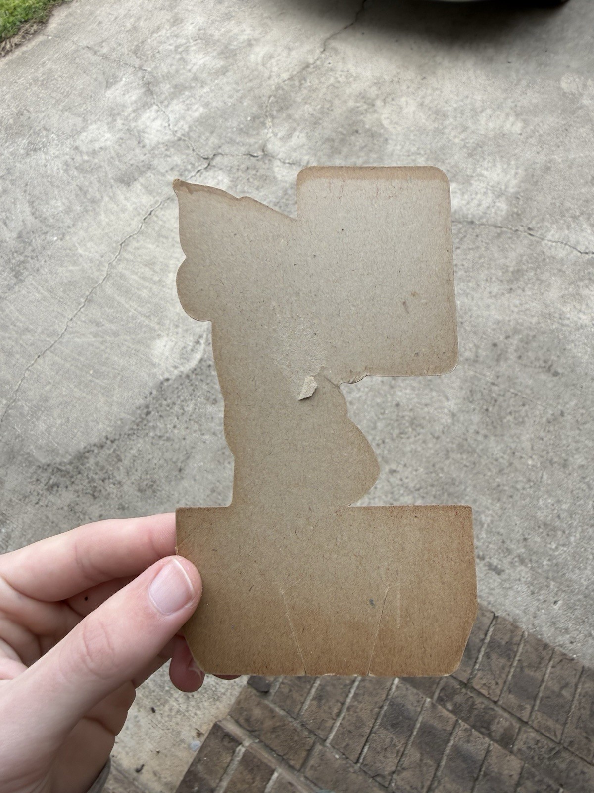 Jack Frost Bottle Insert/topper Soda Advertising Cardstock