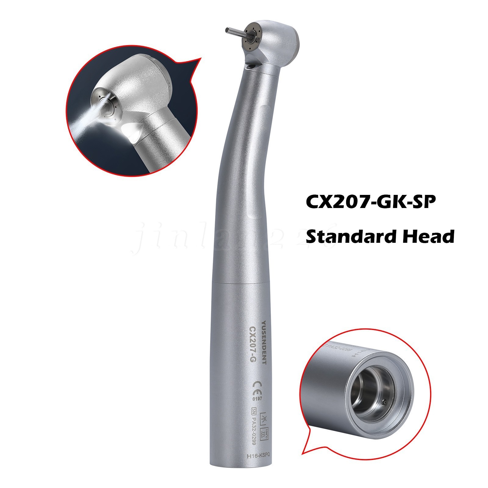 COXO Dental High Speed Handpiece Fiber Optic Turbine KaV MULTIflex LED Coupling