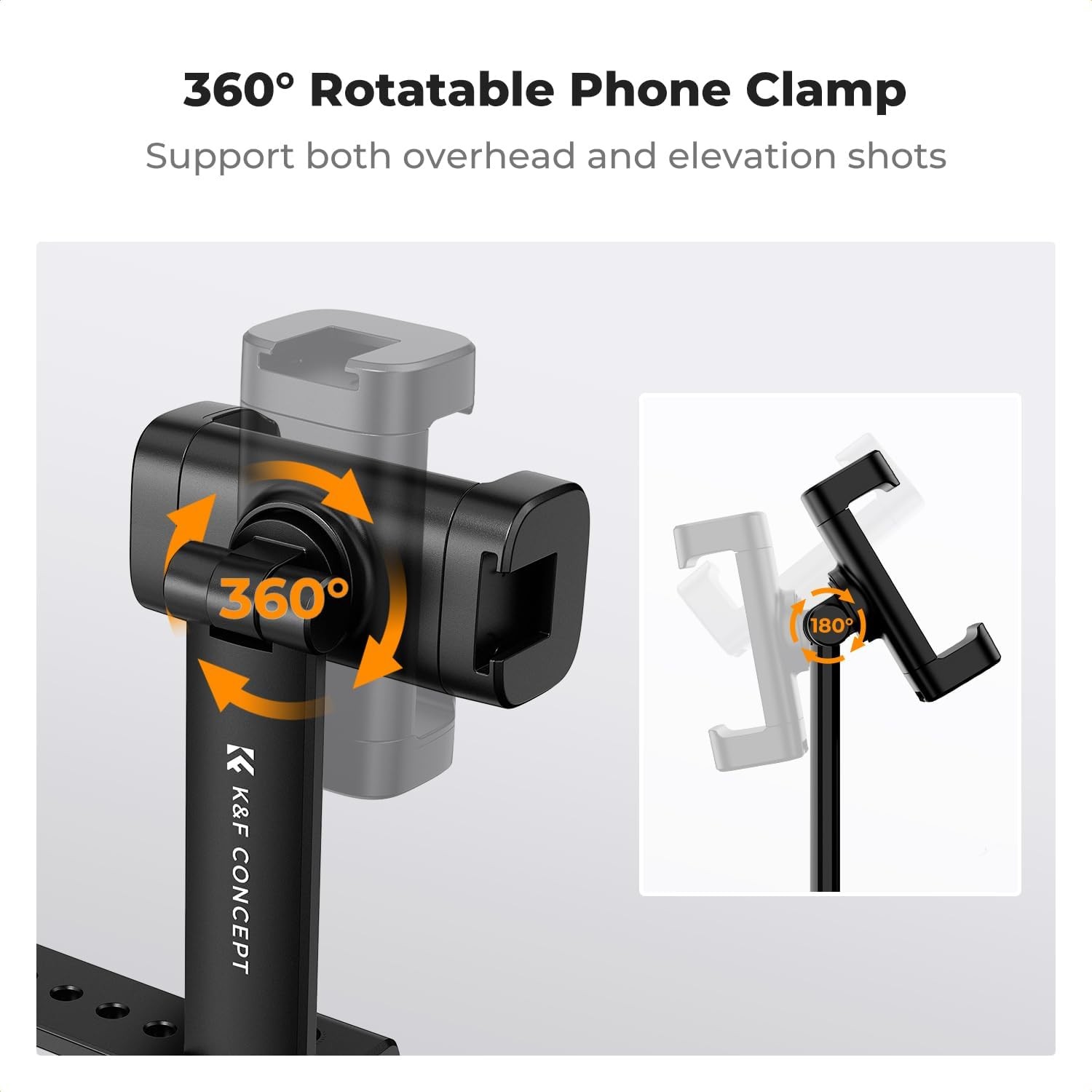 K&F Concept Phone Holder Mount for DJI Osmo Pocket 3 Creator Combo Accessories