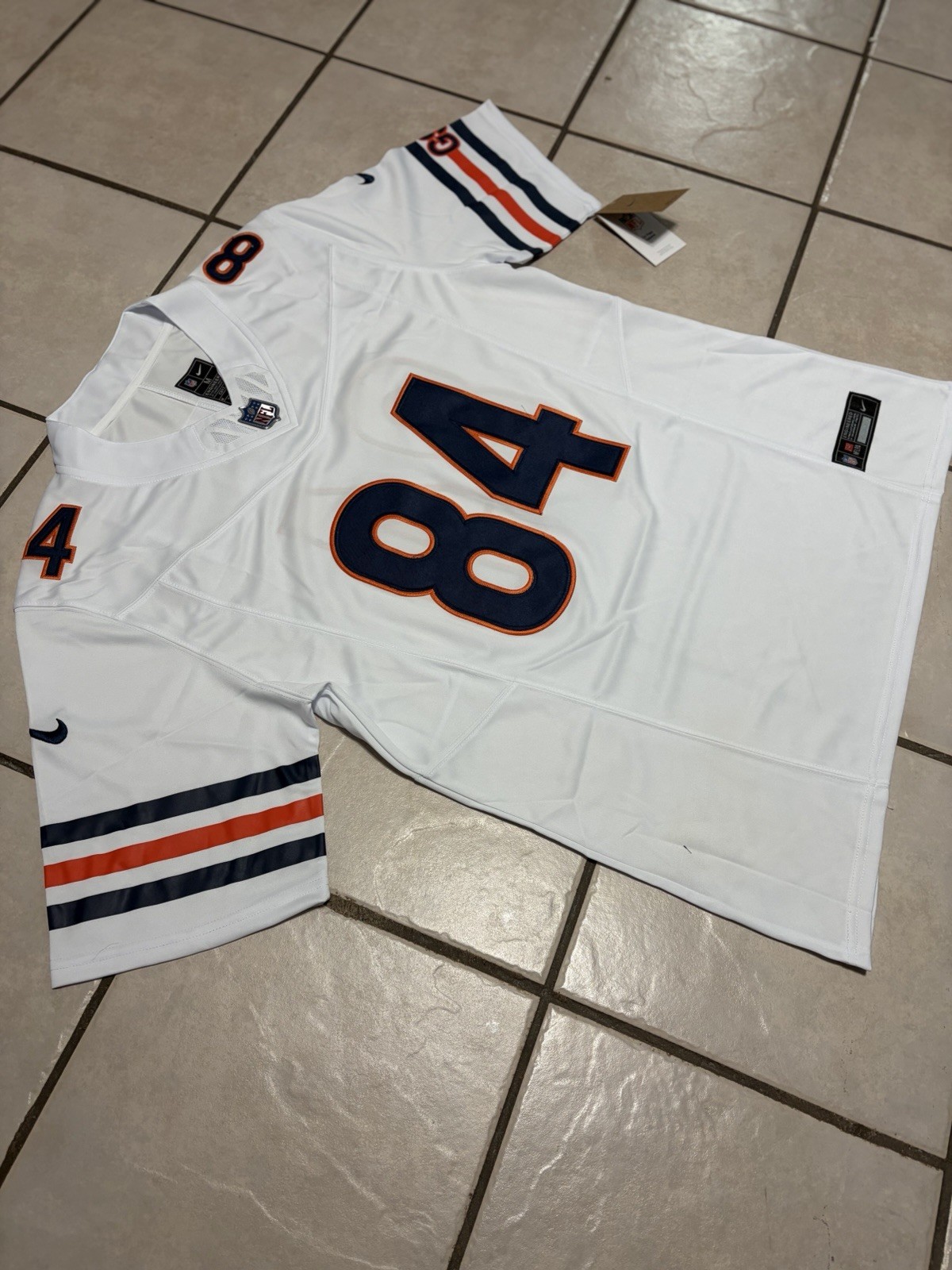 #84 Loveland Away White Stitched Jersey