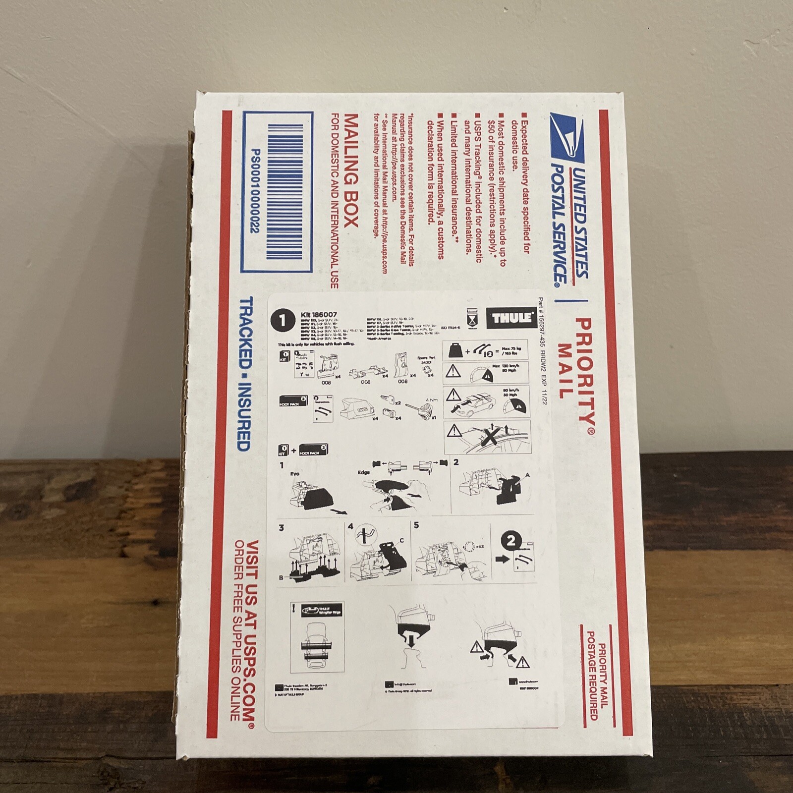 Thule Fit Kit 6007 -- (Authentic Thule® KIT186007) -- **MINT** Open-Box !!